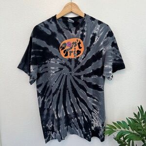 Port and Company Don't Trip Tie Dye T Shirt